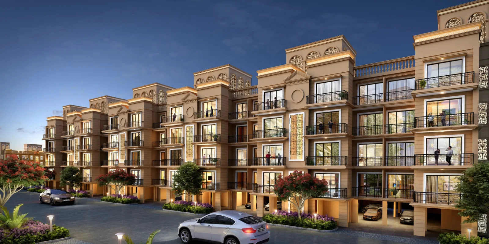 Signature Global Park 4 &amp; 5 luxury interior and exterior perspective 4 in Sector 3 Gurugram