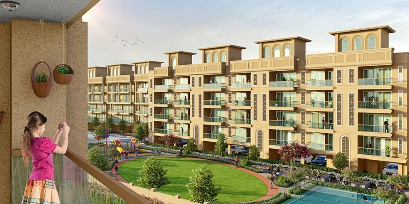 Signature Global Park luxury interior and exterior perspective 2 in Sector 3 Gurugram