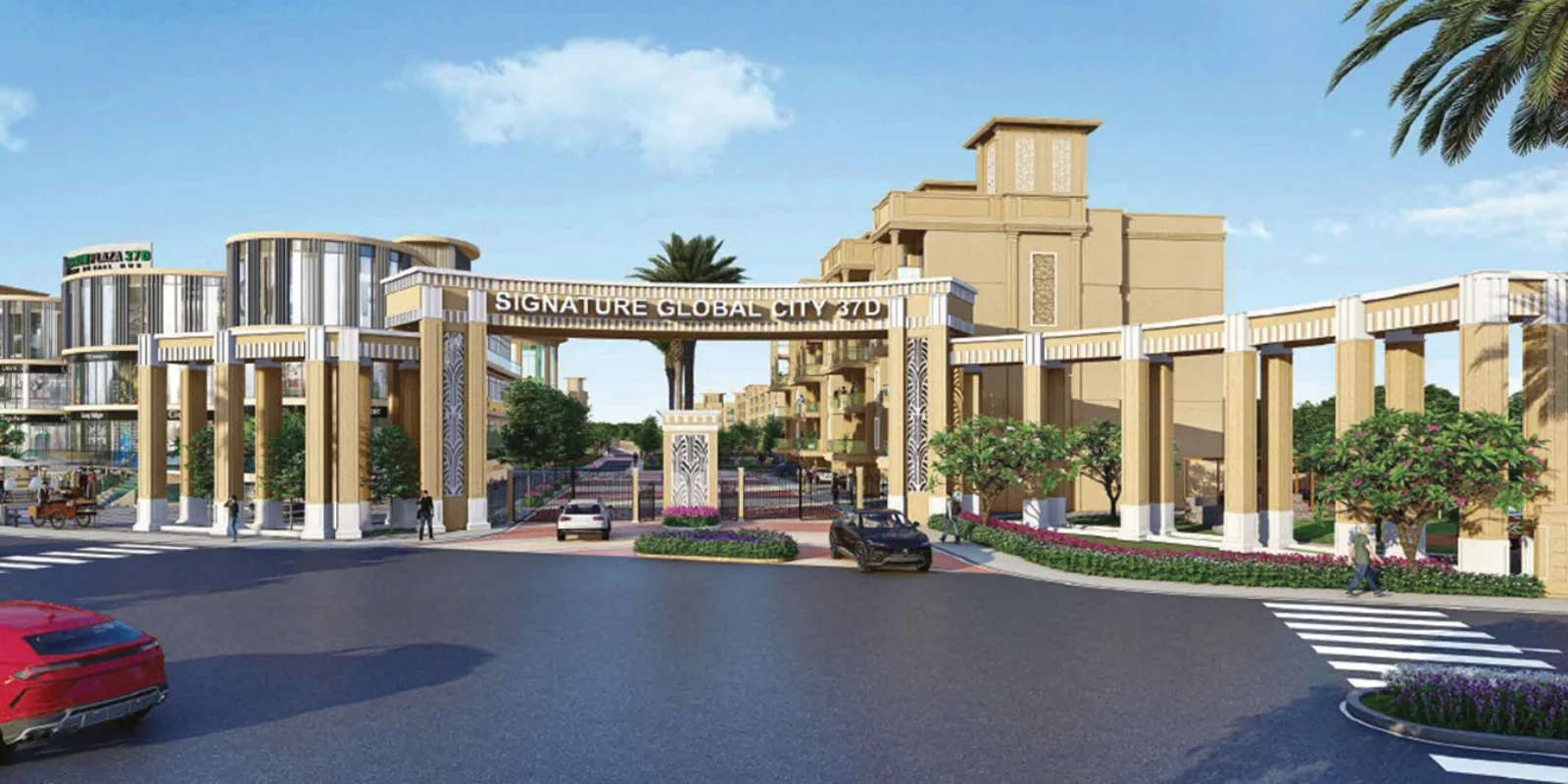 Signature Global SCO 37D luxury interior and exterior perspective 3 in Sector 37D Gurugram