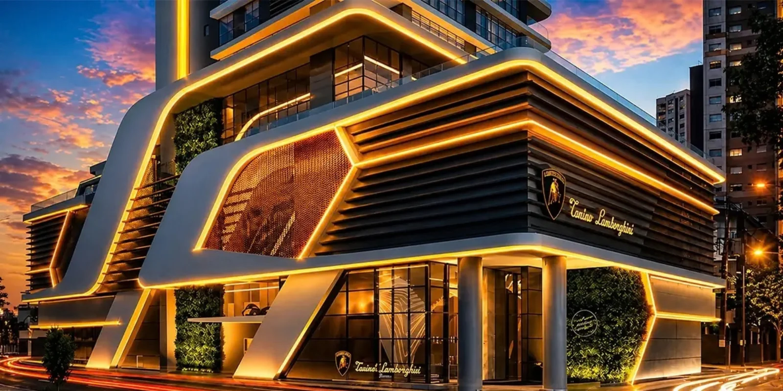 Lamborghini Residences luxury interior and exterior perspective 3 in Sector 71 Gurugram