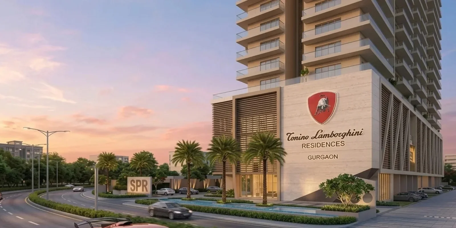 Lamborghini Residences luxury interior and exterior perspective 5 in Sector 71 Gurugram
