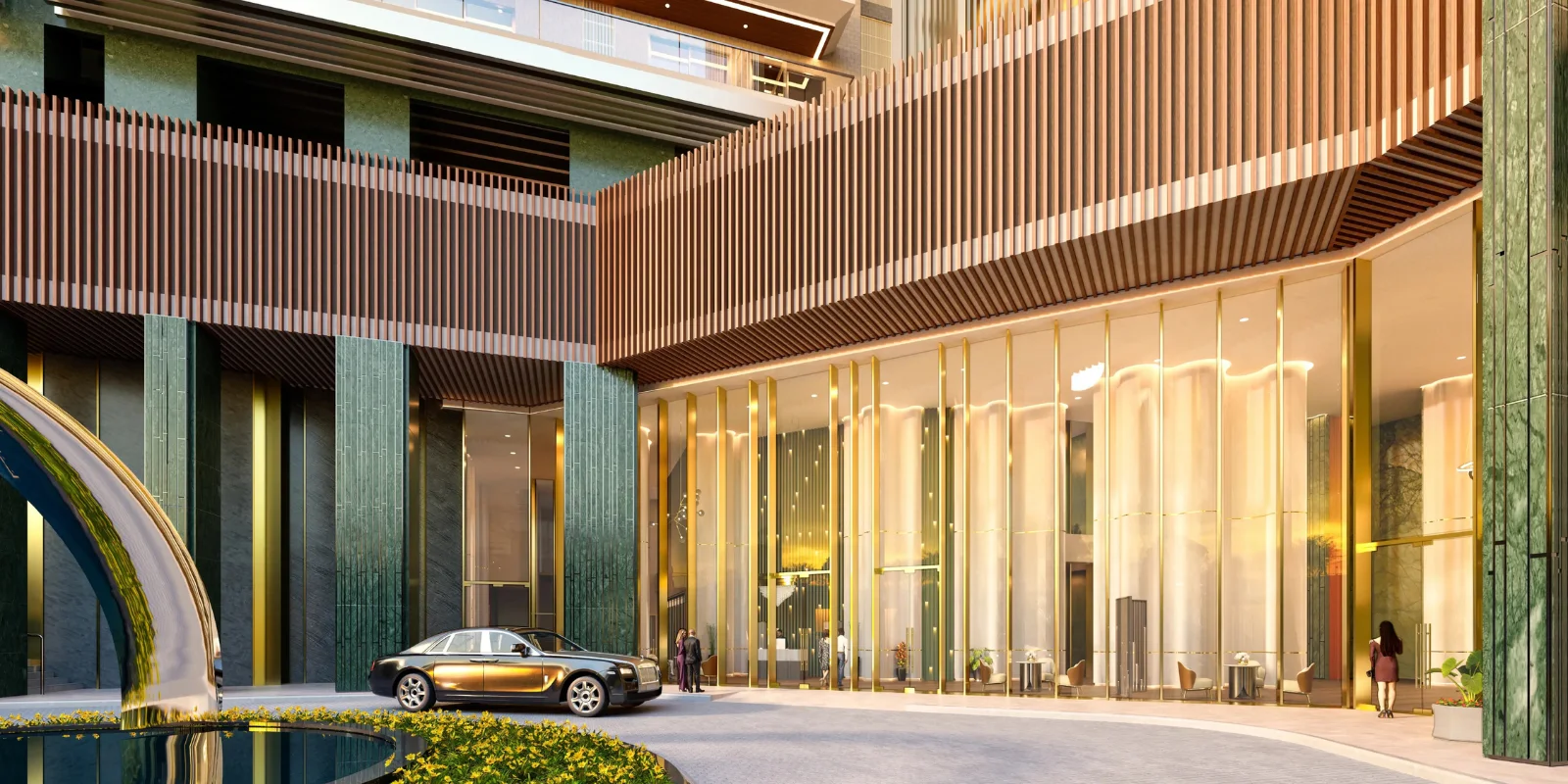Signature Twin Tower DXP luxury interior and exterior perspective 2 in Sector 84 Gurugram