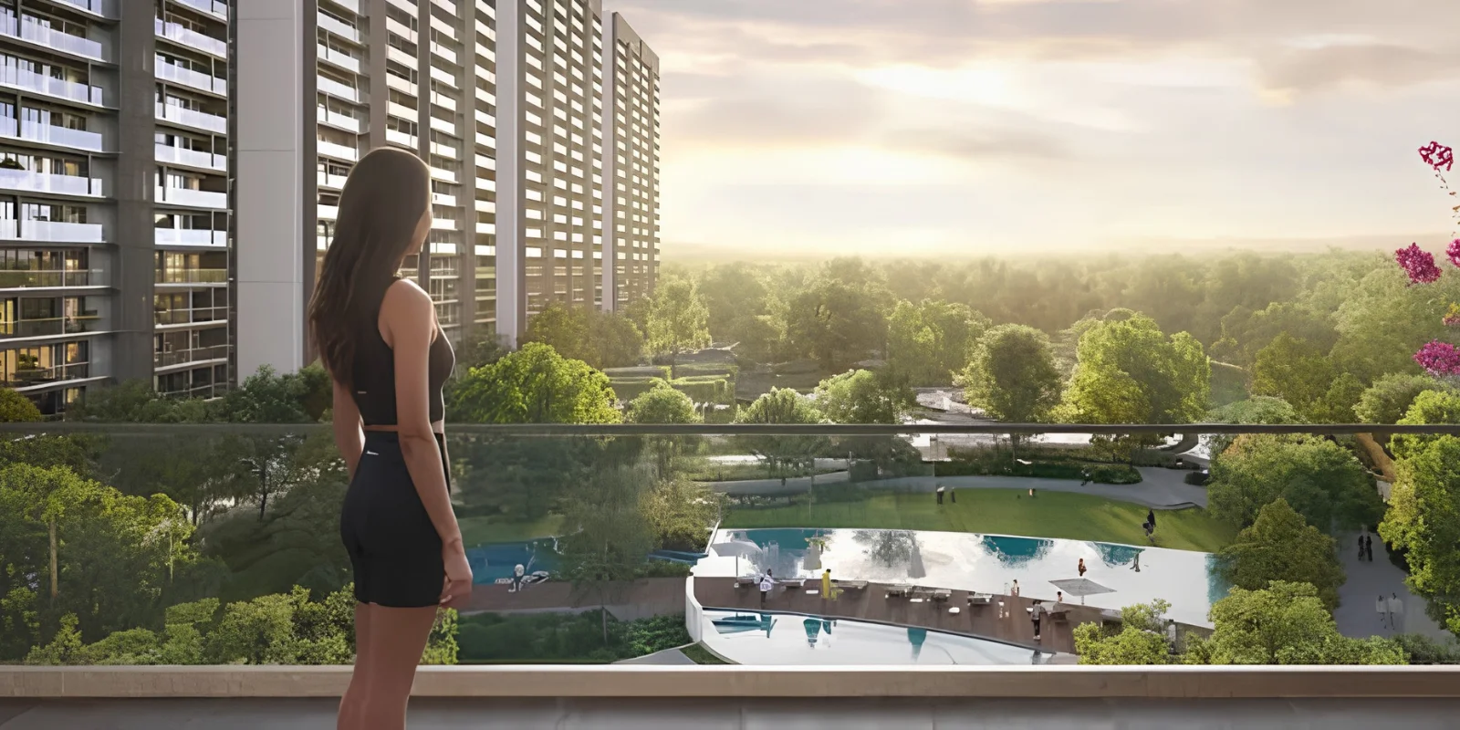 Smartworld Nature Court at GIC luxury interior and exterior perspective 4 in Imt Manesar,m-9 Gurugram