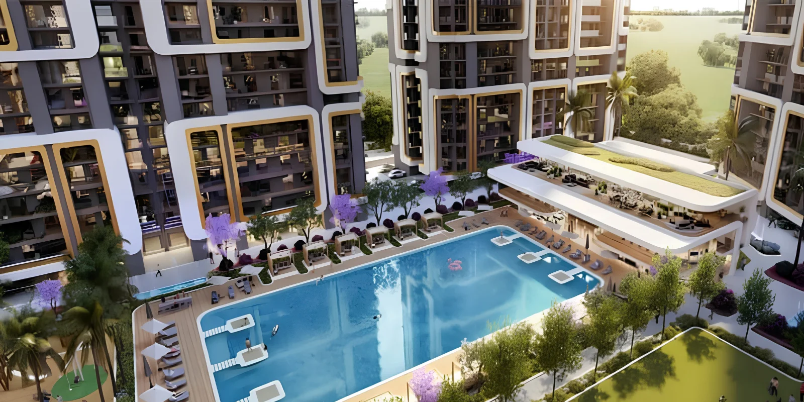 Smartworld One DXP luxury interior and exterior perspective 2 in Sector 113 Gurugram