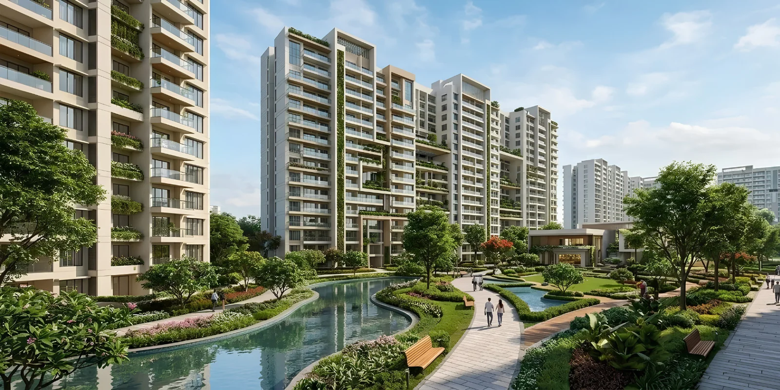 SmartWorld Wellness Residences luxury interior and exterior perspective 4 in Sector 67A Gurugram